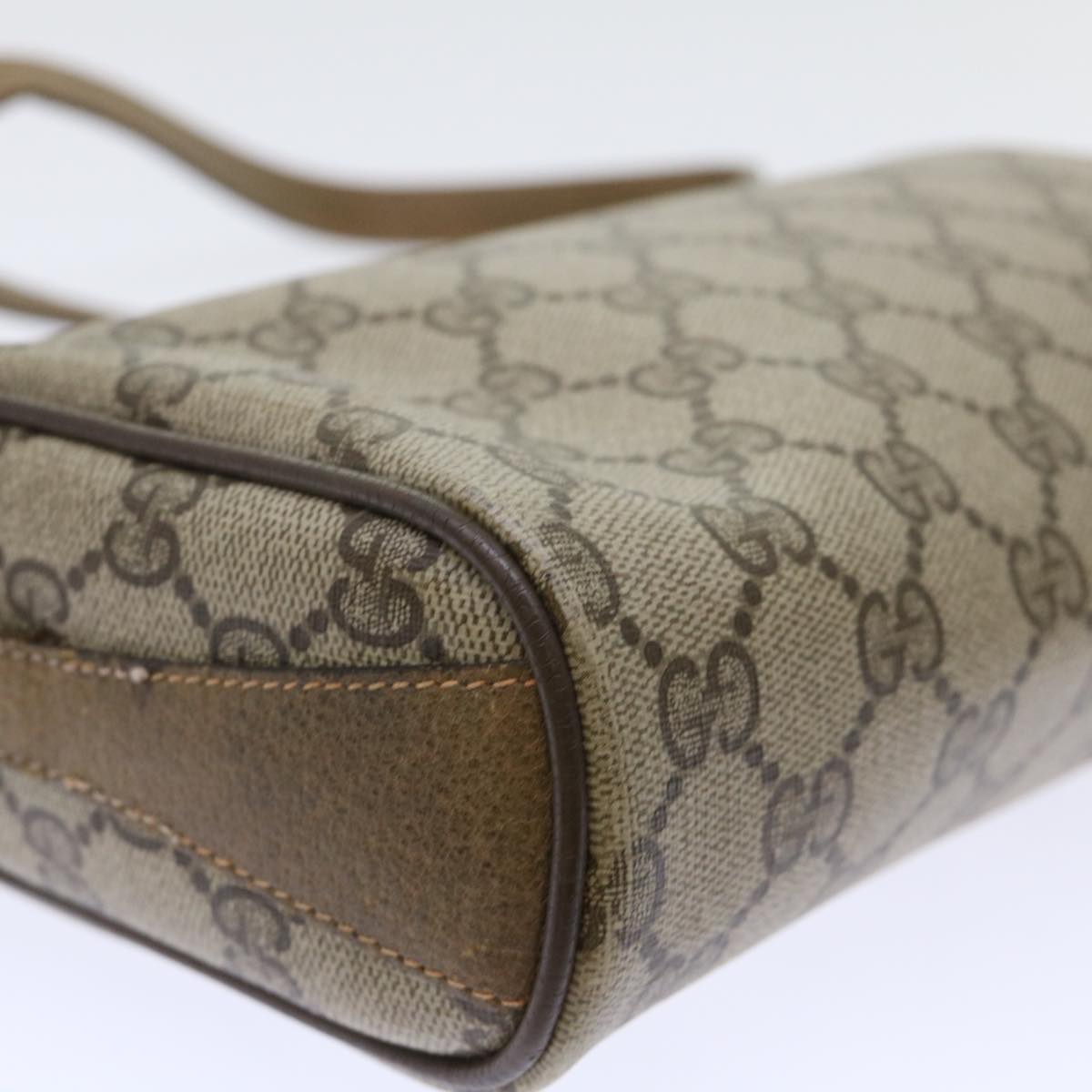 GUCCI GG Canvas Web Sherry Line Shoulder Bag Beige Red 89.02.018 yk8189B