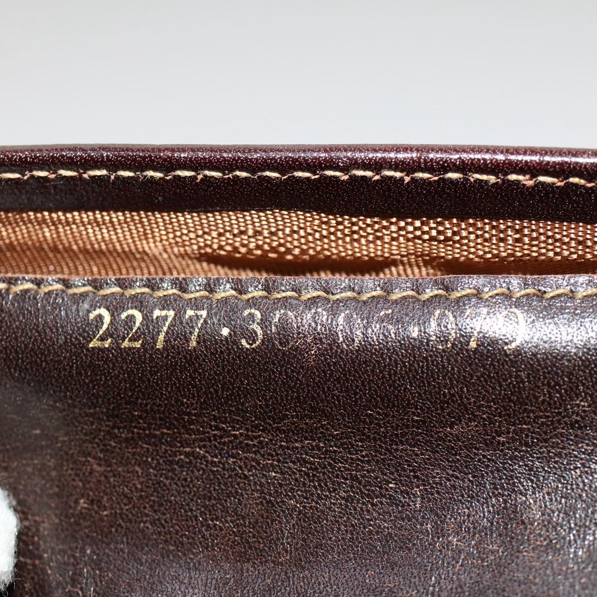 FENDI Zucca Canvas Wallet Black Brown yk8227