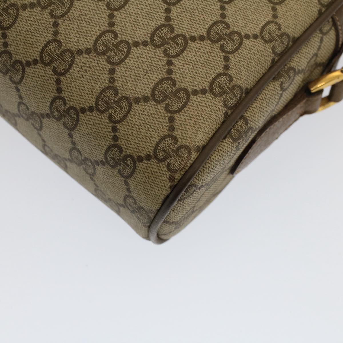 GUCCI GG Canvas Web Sherry Line Shoulder Bag Beige Red 56.02.005 yk8261