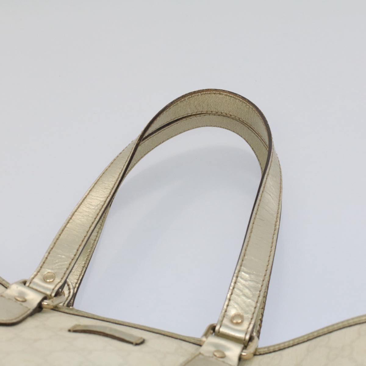 GUCCI GG Canvas Tote Bag White 189896 yk8306