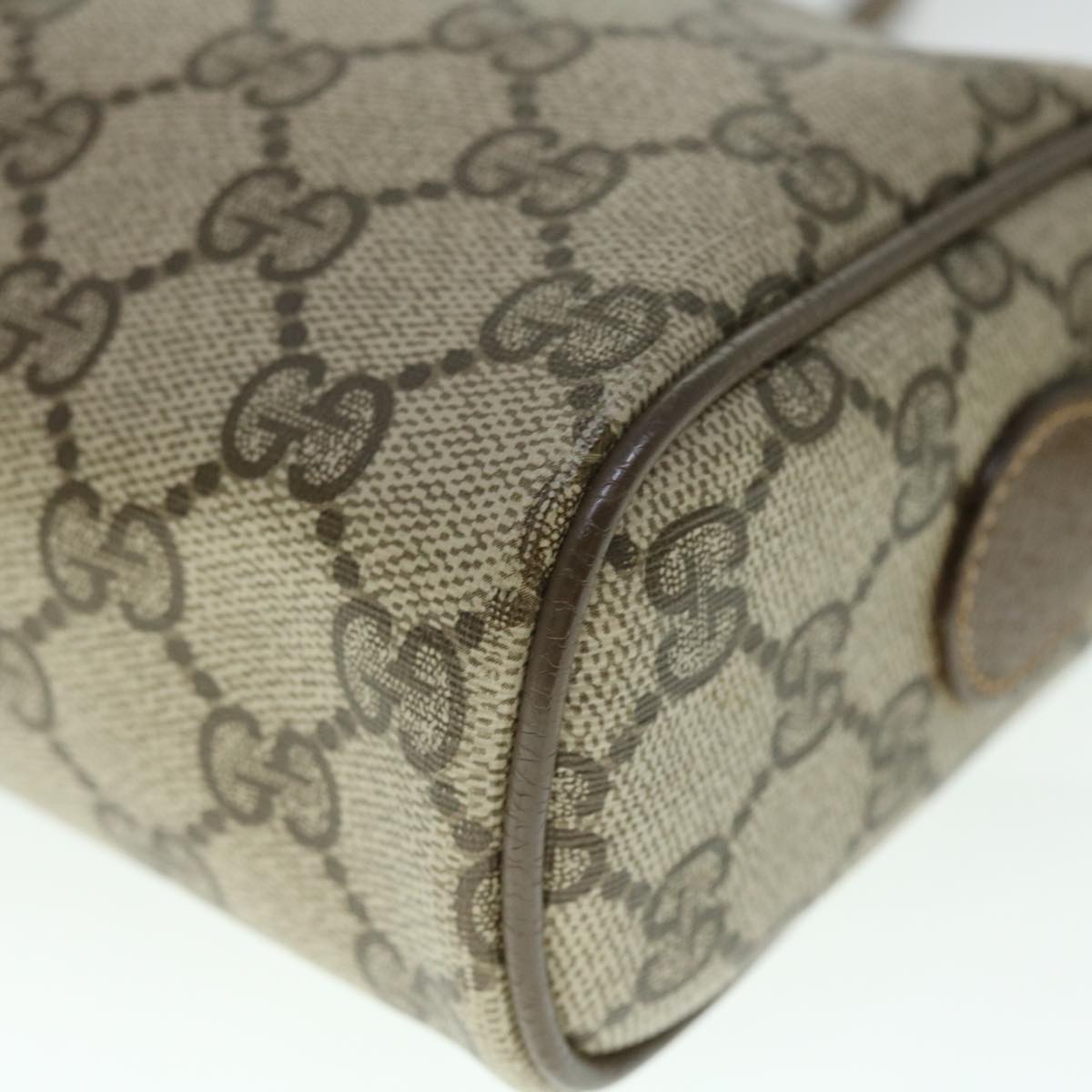 GUCCI GG Canvas Web Sherry Line Shoulder Bag Beige Red 89 02 018 yk8428