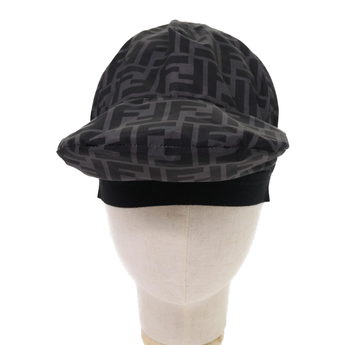 FENDI Zucca Canvas Cap Cover Black yk8556