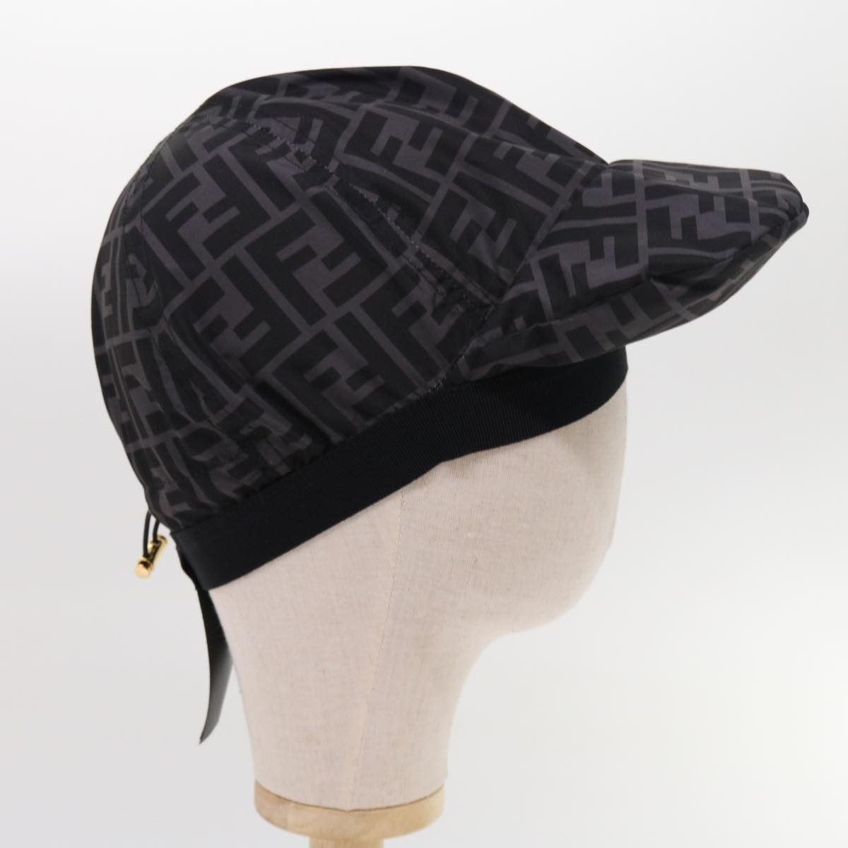 FENDI Zucca Canvas Cap Cover Black yk8556