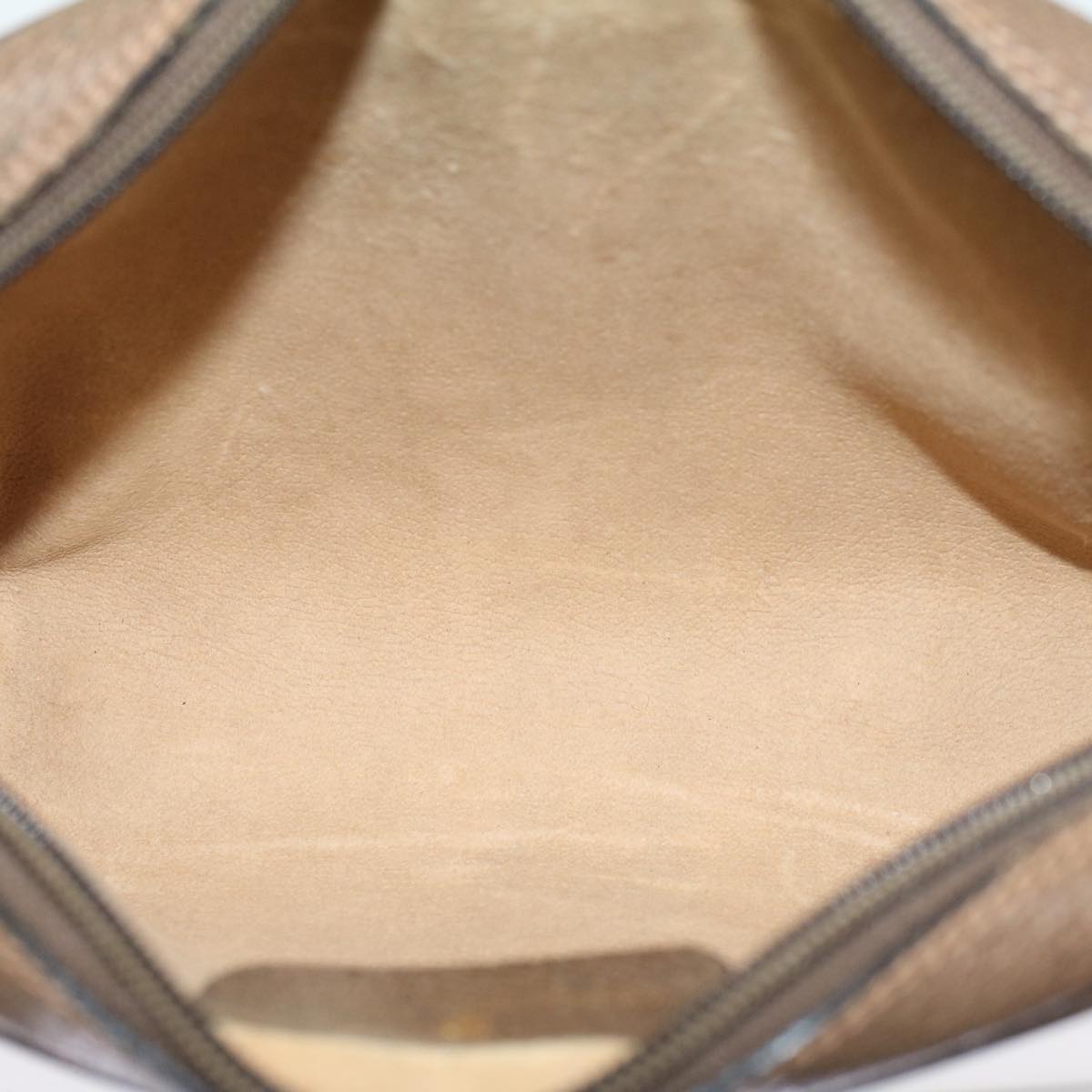 GUCCI GG Canvas Web Sherry Line Clutch Bag Beige Red Green 63.01.012 yk8564