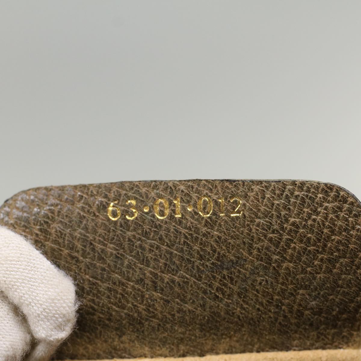 GUCCI GG Canvas Web Sherry Line Clutch Bag Beige Red Green 63.01.012 yk8564