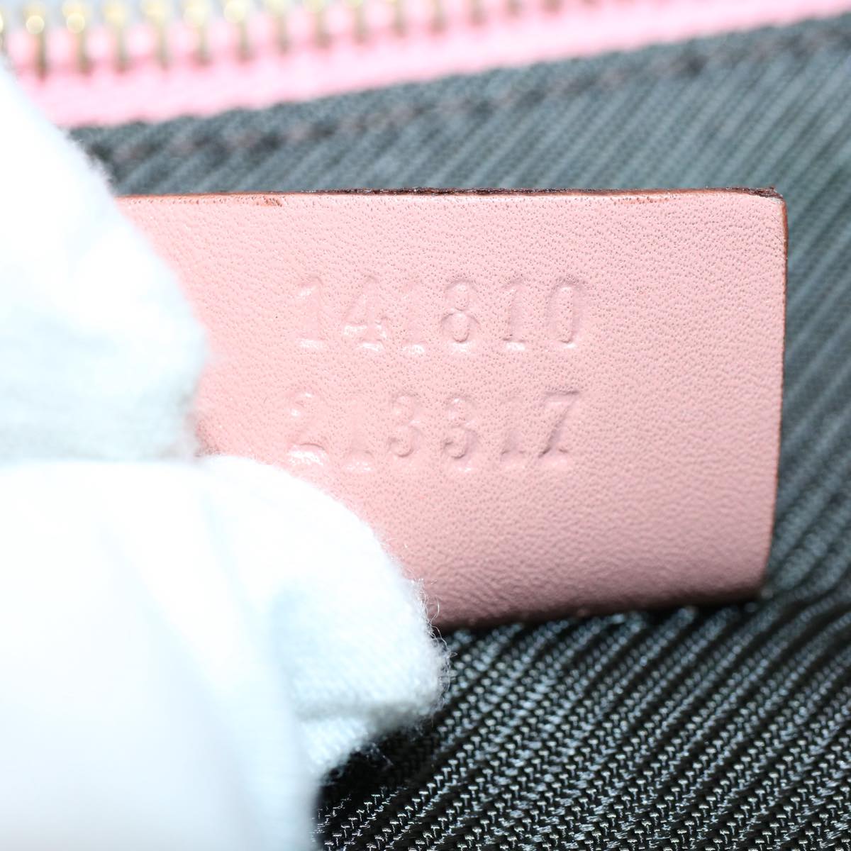 GUCCI GG Canvas Guccissima Pouch Pink 141810 yk8636