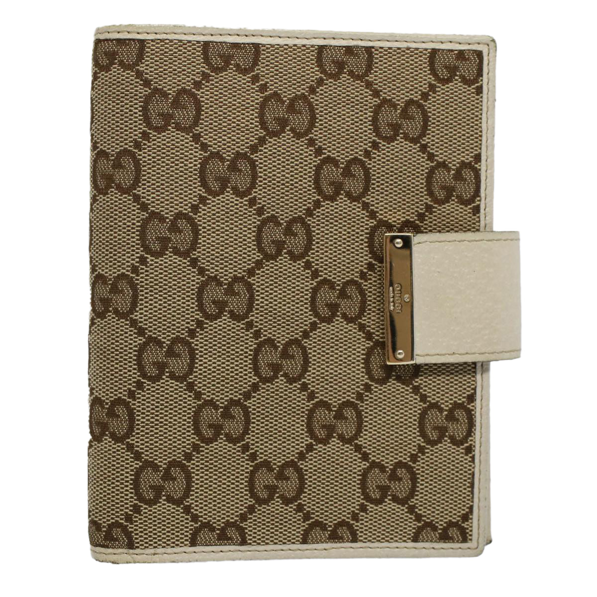 GUCCI GG Canvas Day Planner Cover Beige 115240 yk8673