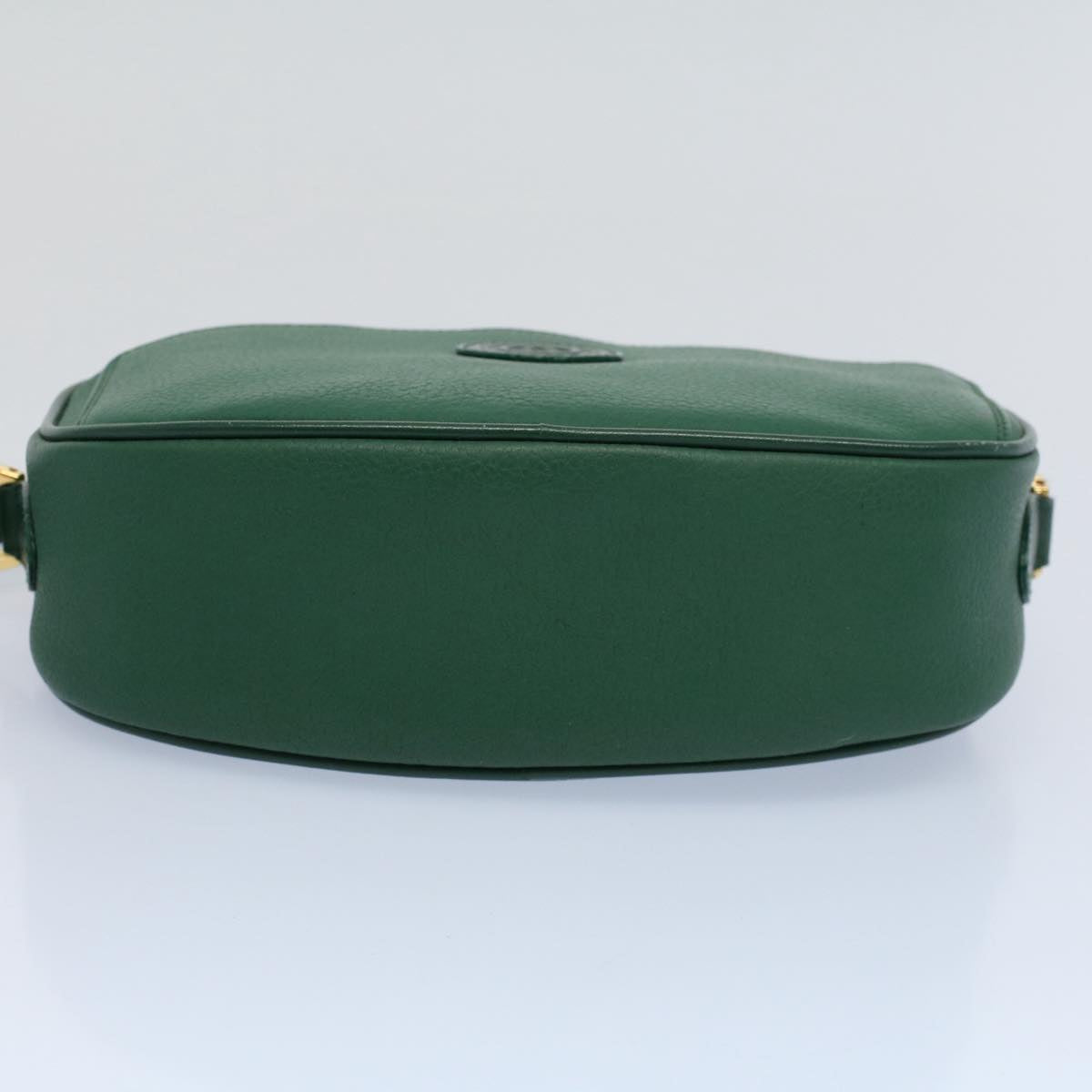 GUCCI Shoulder Bag Leather Green 007 113 0115 yk8692