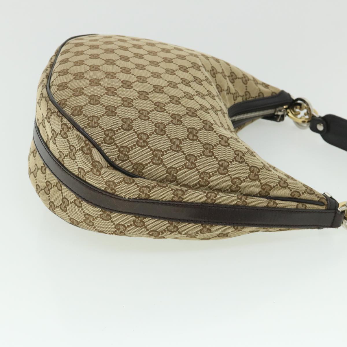 GUCCI GG Canvas Shoulder Bag Beige 232962 yk8702
