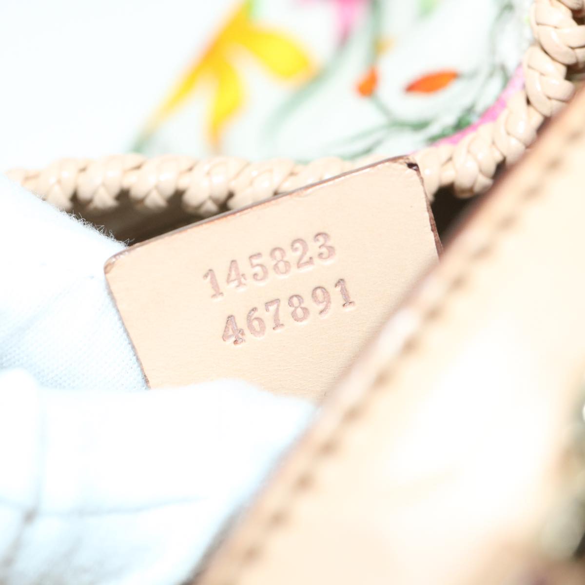 GUCCI Flora Horsebit Hand Bag Canvas Multicolor 145823 yk8726