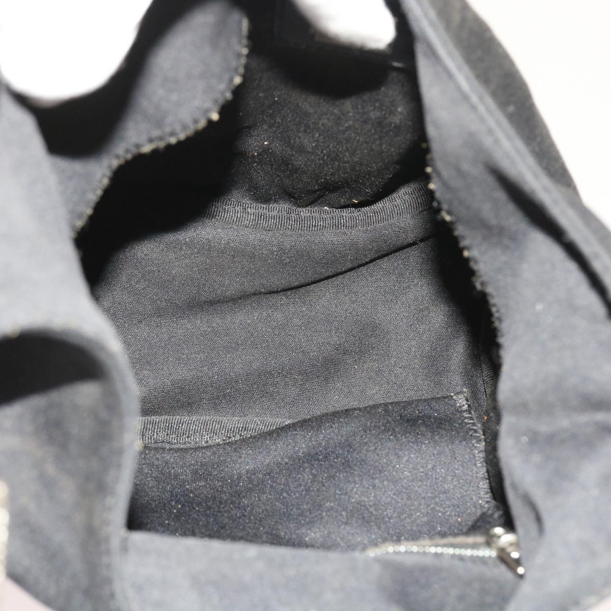 FENDI Mamma Baguette Shoulder Bag Nylon Black yk8798