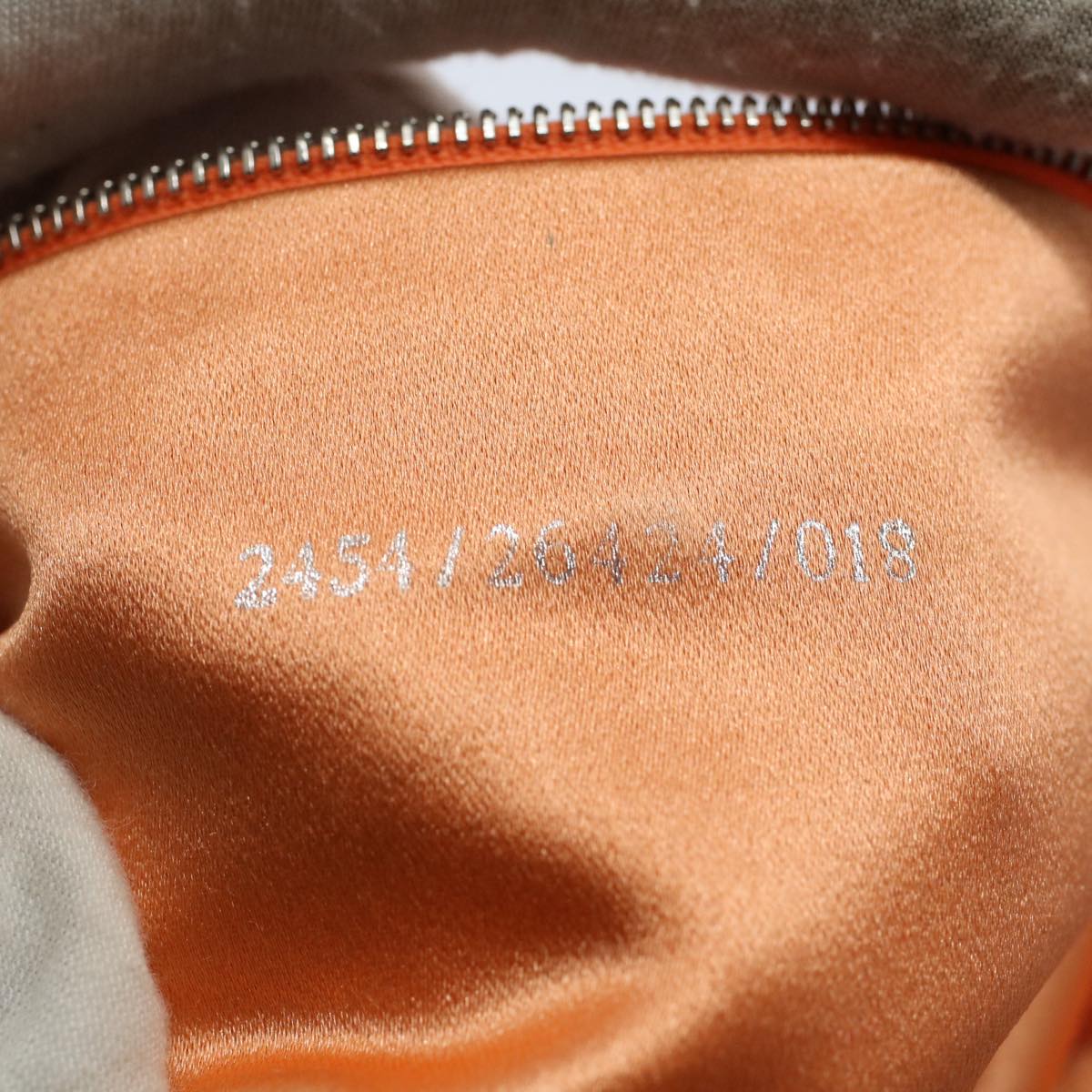 FENDI Mamma Baguette Shoulder Bag Beads Orange 2454 26424 018 yk9167