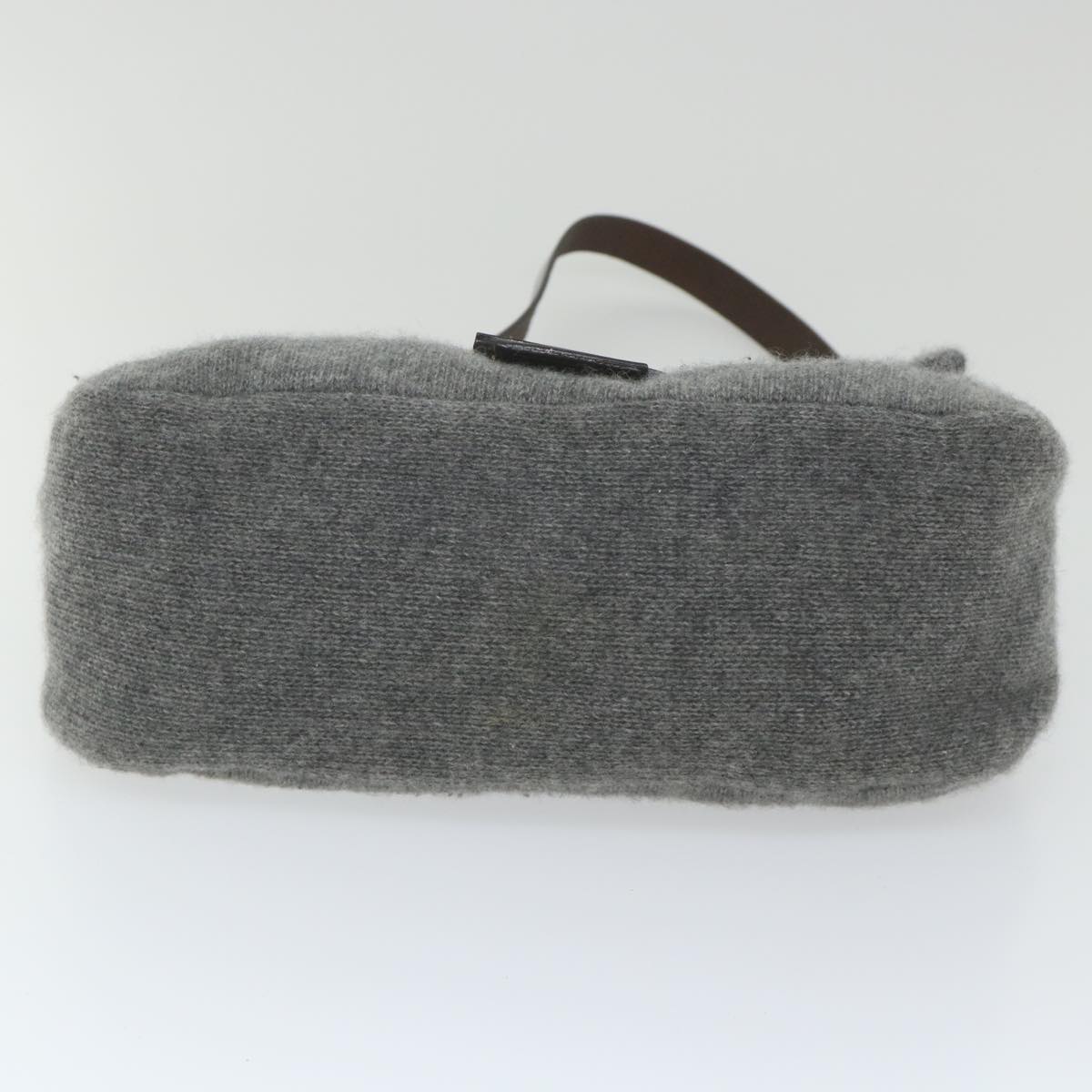 FENDI Mamma Baguette Shoulder Bag Wool Gray 2354 26325 099 yk9247