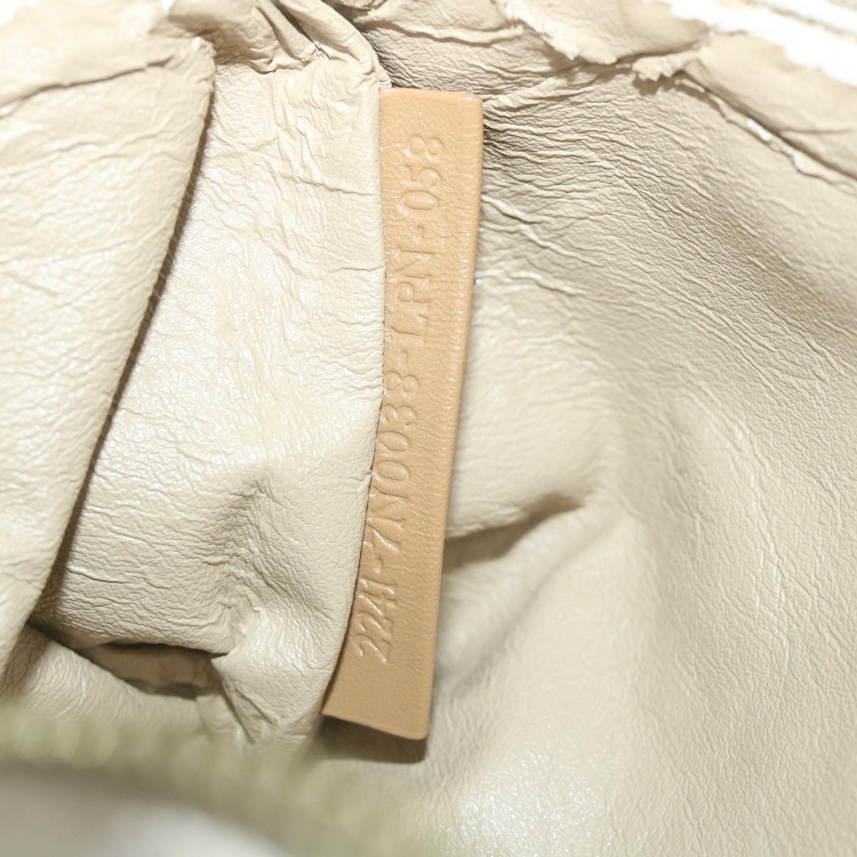 FENDI Zucchino Canvas Pouch Beige yk9285