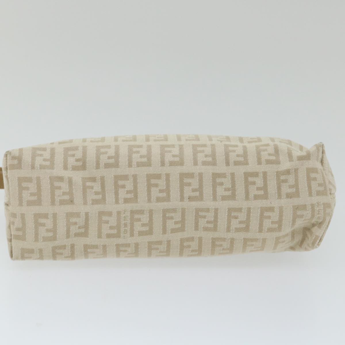FENDI Zucchino Canvas Pouch Beige yk9285