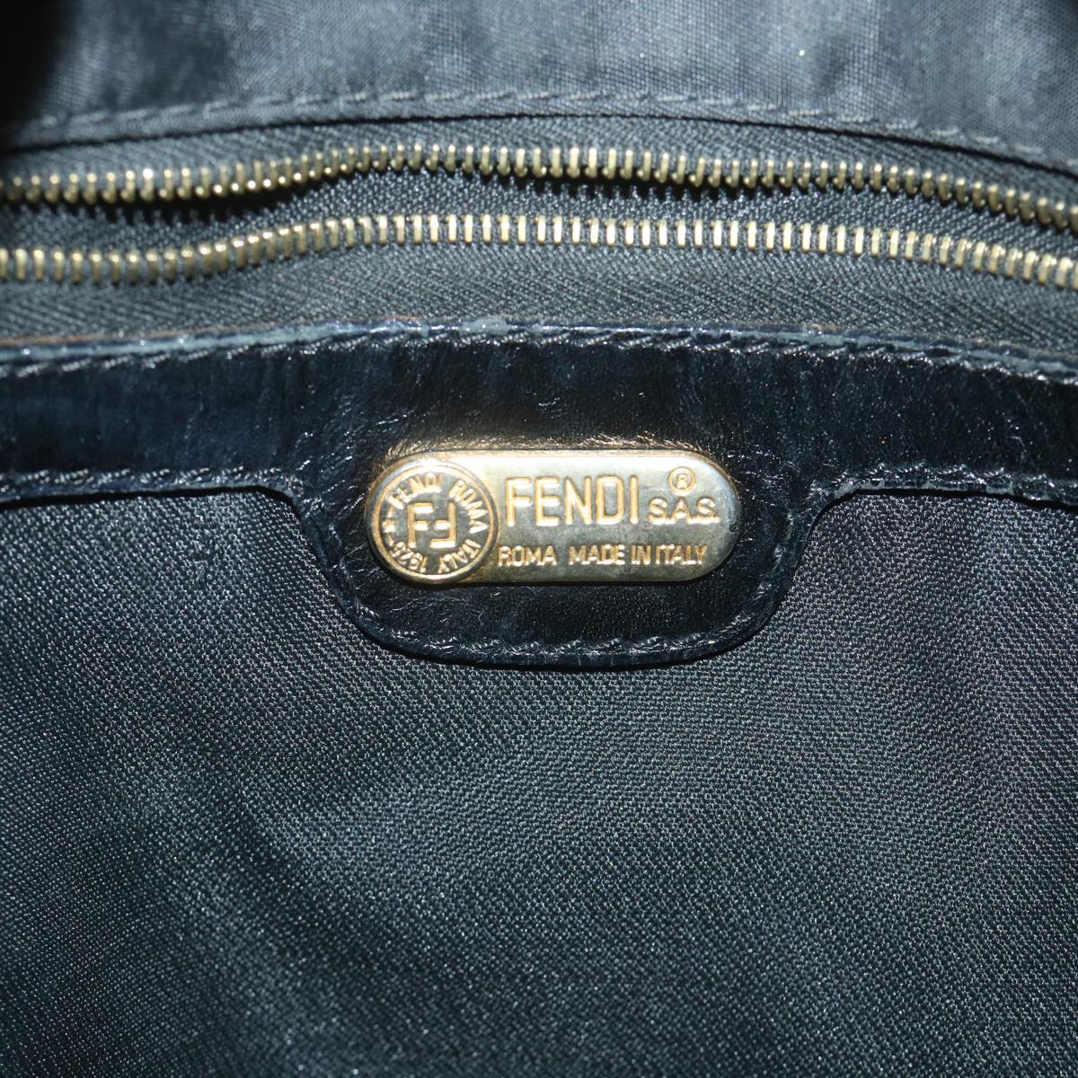 FENDI Shoulder Bag Nylon Black yk9321