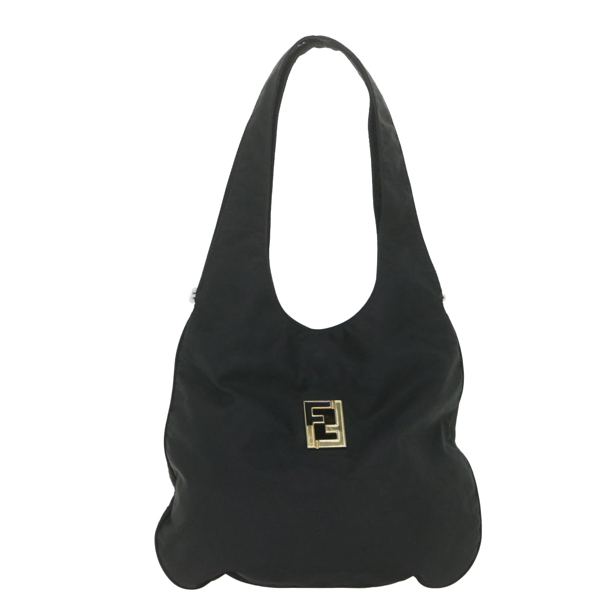 FENDI Shoulder Bag Nylon Black yk9321