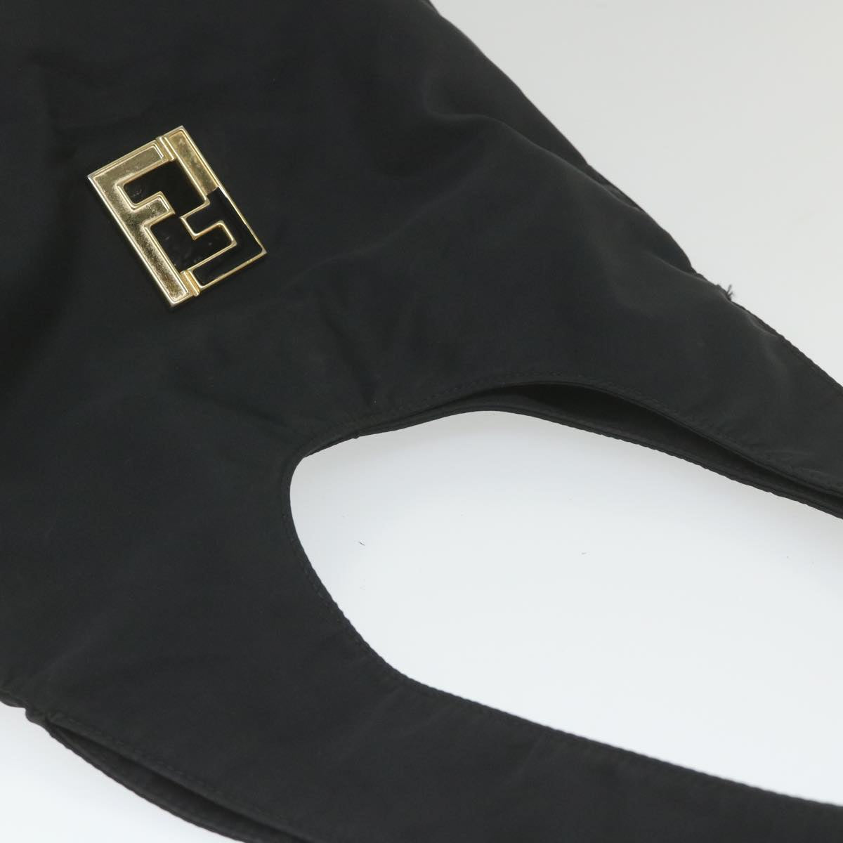 FENDI Shoulder Bag Nylon Black yk9321