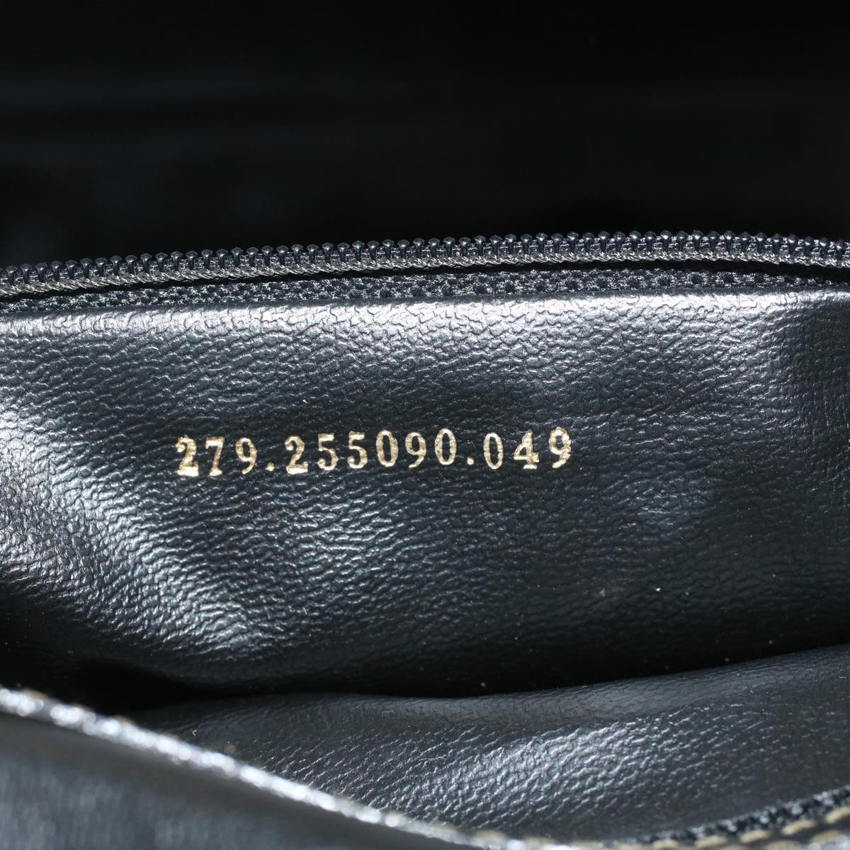 FENDI Zucca Canvas Boston Bag Black Brown 279 255090 049 yk9394