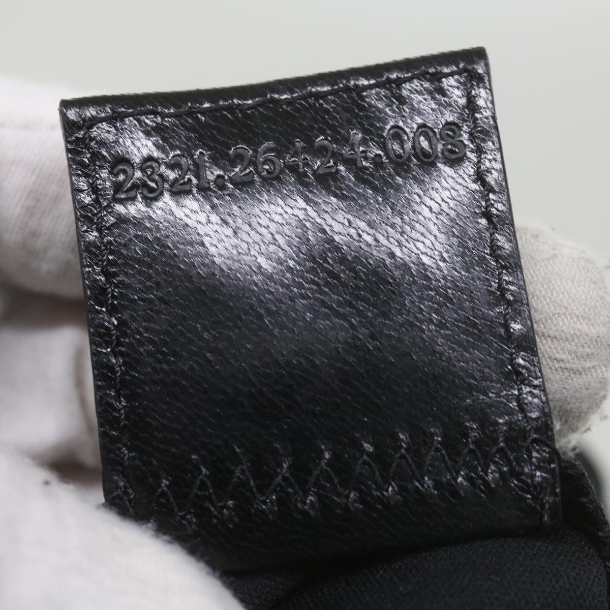 FENDI Mamma Baguette Shoulder Bag Nylon Black yk9545