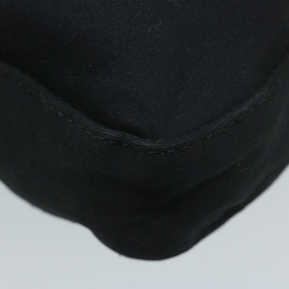 FENDI Mamma Baguette Shoulder Bag Nylon Black 2355 26424 008 yk9685