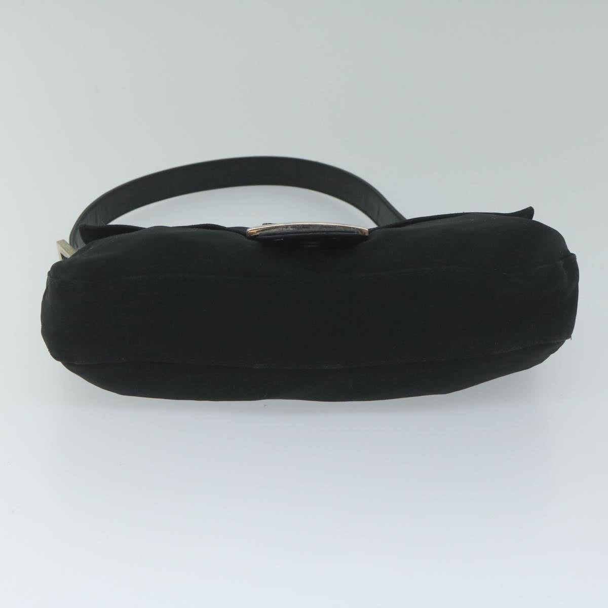 FENDI Mamma Baguette Shoulder Bag Nylon Black 2355 26424 008 yk9685