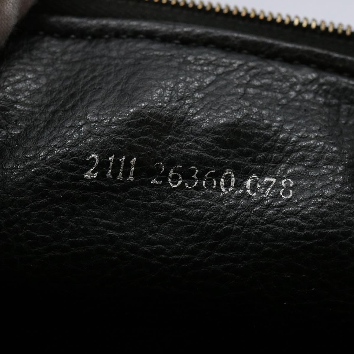 FENDI Hand Pouch Canvas Brown yk9727