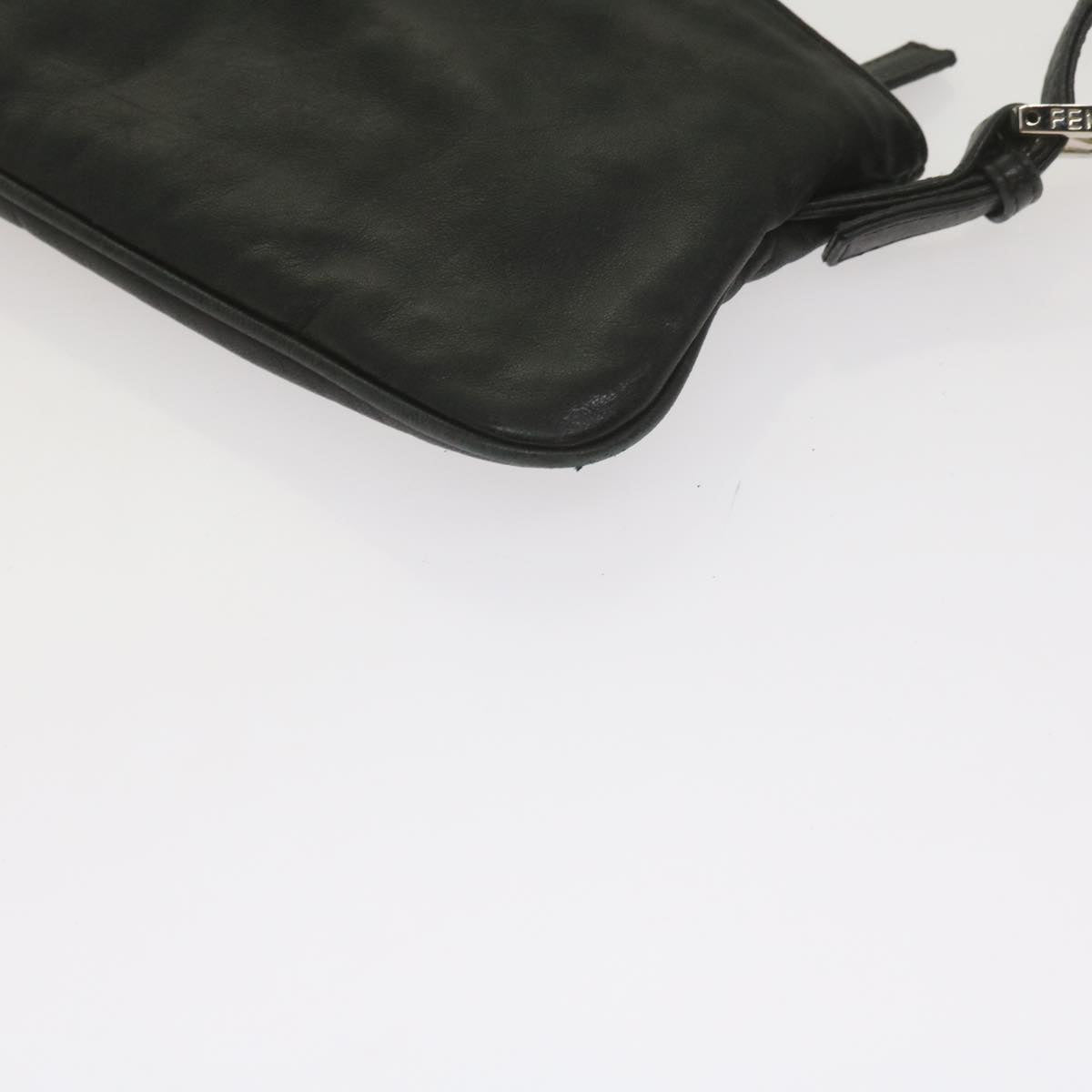 FENDI Shoulder Bag Leather Black 2354 26685 008 yk9728