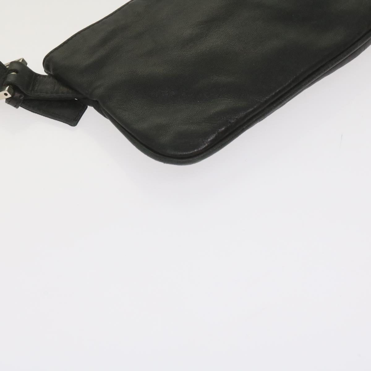 FENDI Shoulder Bag Leather Black 2354 26685 008 yk9728