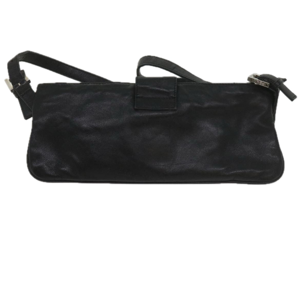 FENDI Shoulder Bag Leather Black 2354 26685 008 yk9728