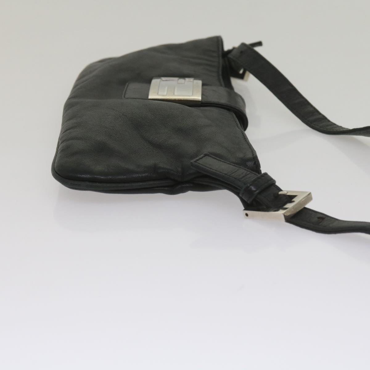 FENDI Shoulder Bag Leather Black 2354 26685 008 yk9728