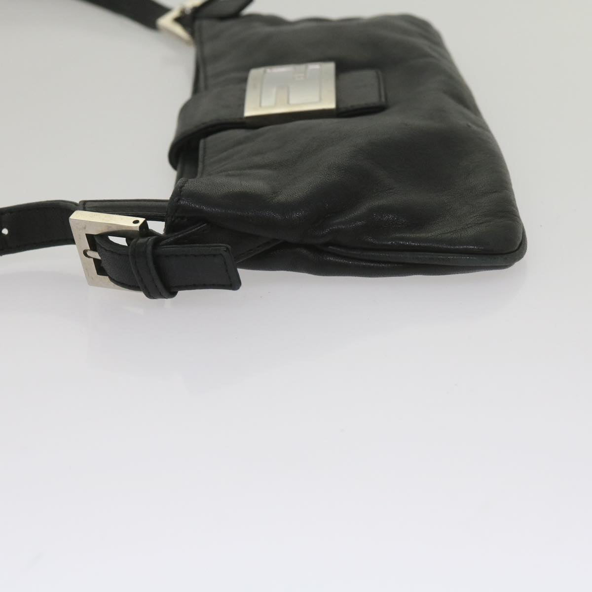 FENDI Shoulder Bag Leather Black 2354 26685 008 yk9728