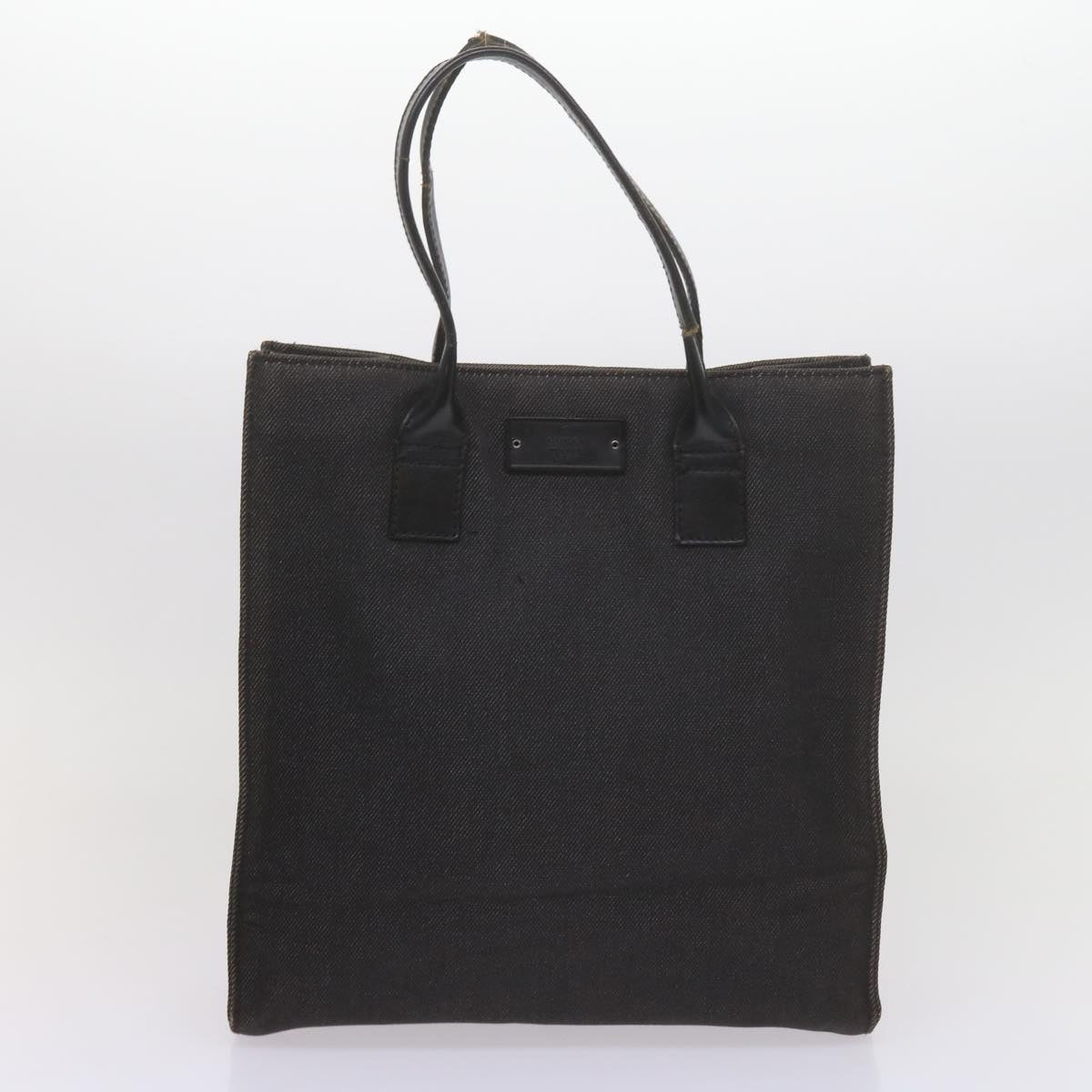 GUCCI GG Canvas Shoulder Bag Canvas patent 4Set Black Beige yk9745