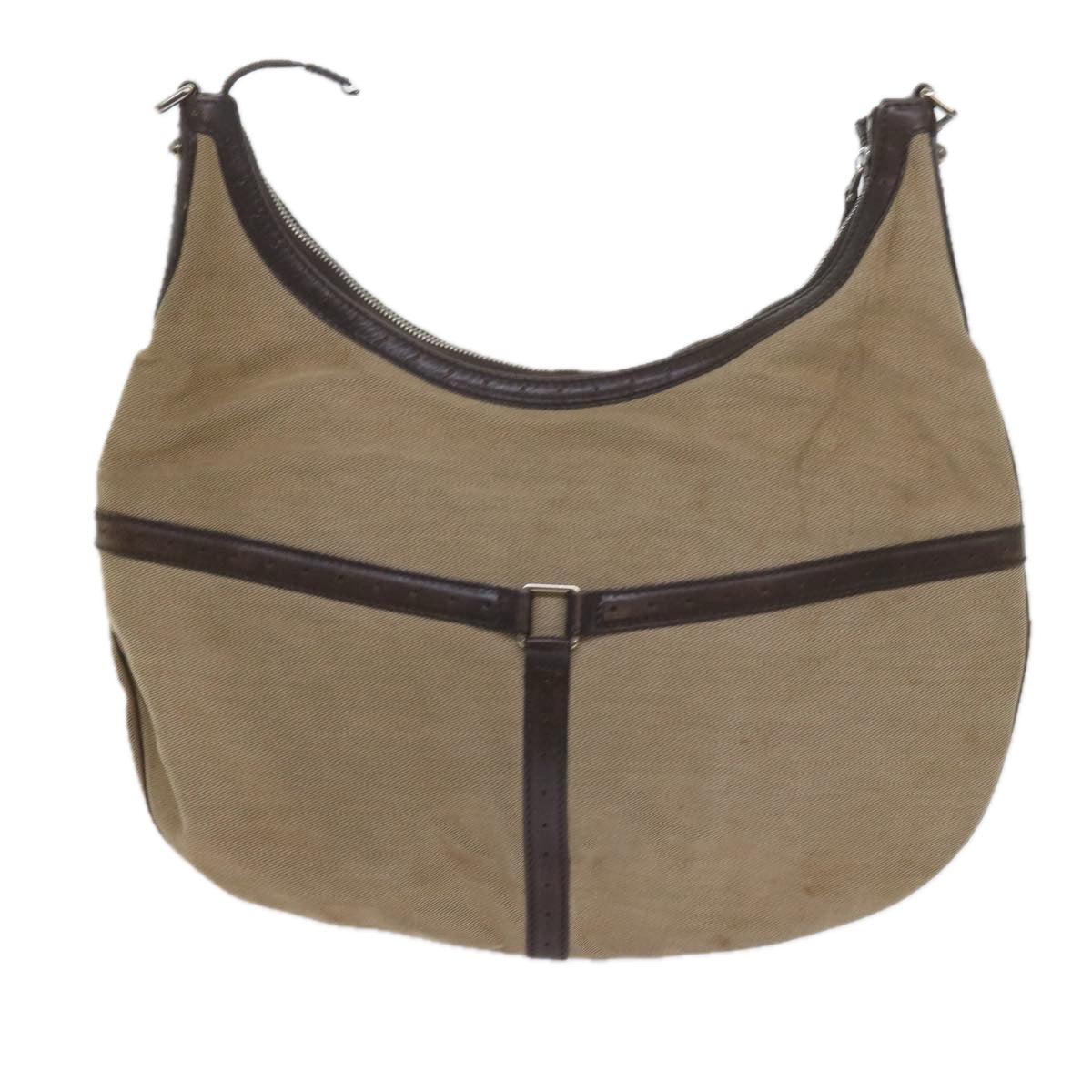 GUCCI GG Canvas Shoulder Bag Canvas patent 4Set Black Beige yk9745