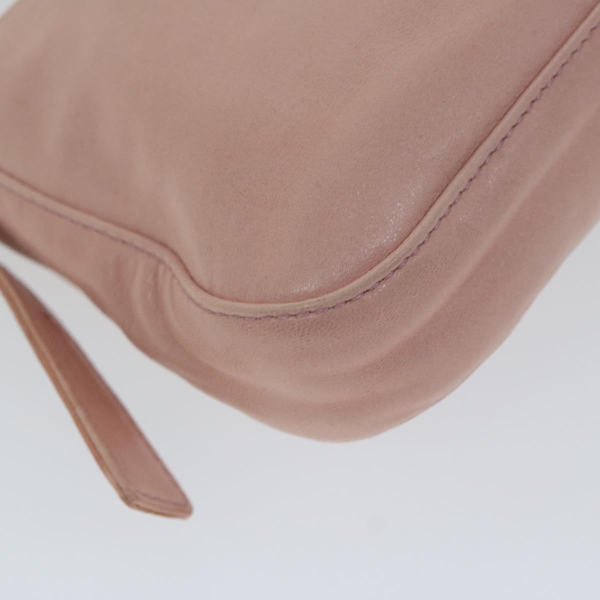 FENDI Mamma Baguette Shoulder Bag Leather Pink 2354 26424 008 yk9887