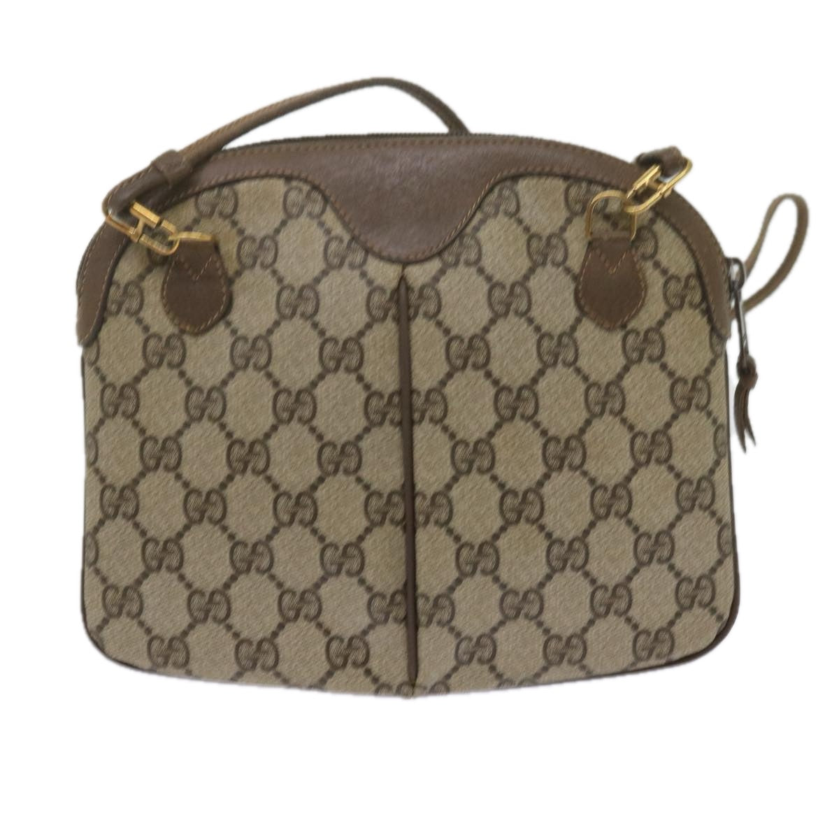 GUCCI GG Supreme Web Sherry Line Shoulder Bag Beige Red 904 02 047 yk9915