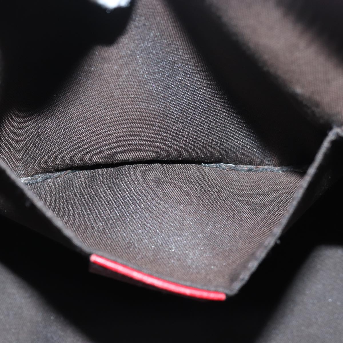 GUCCI Micro GG Canvas Guccissima Bag Leather Outlet 2way Red 341504 yt1004