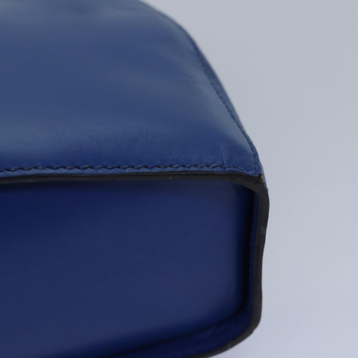 FENDI Shoulder Bag Leather Blue yt1008