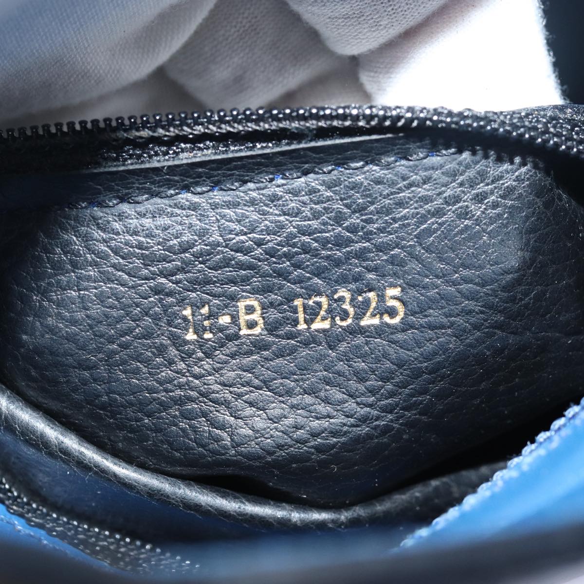 FENDI Shoulder Bag Leather Blue yt1008