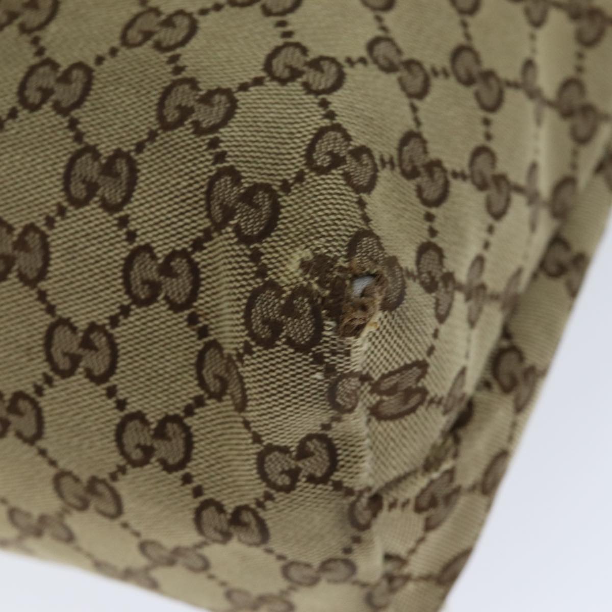 GUCCI Web Sherry Line GG Canvas Shoulder Bag Red Beige Green 189751 yt998